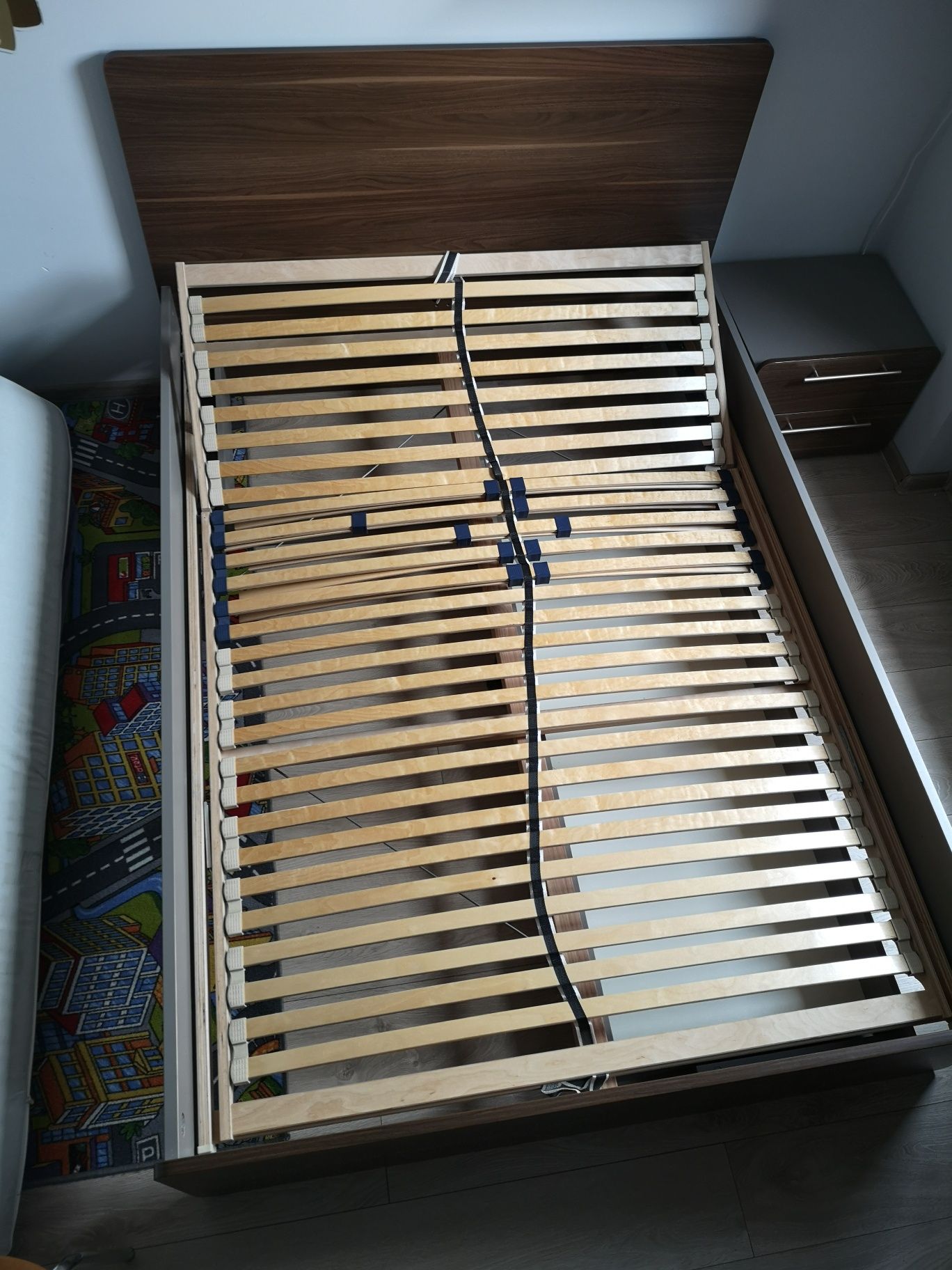 Vox 2pir łóżko  dwu 2 osobowe 140x200 stelaż + szuflada + szafka nocna