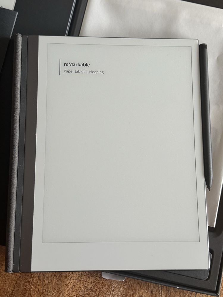 Remarkable 2 + Caneta premium + capa em pele original