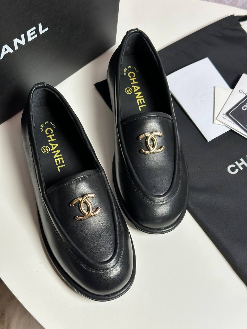 Лофери туфлі шанель Chanel