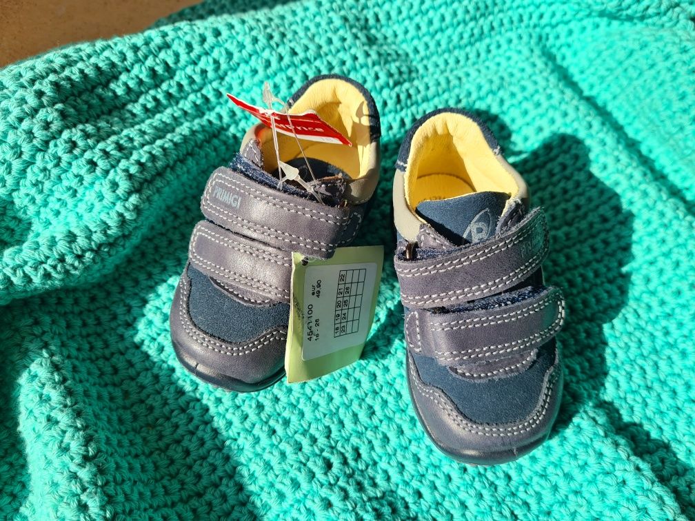 Buciki skórkowe Primigi rozm. 18. Nowe