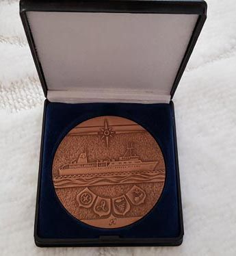 Medal odznaczenie Szkolnictwa morskiego na pomorzu zachodnim 50 lat