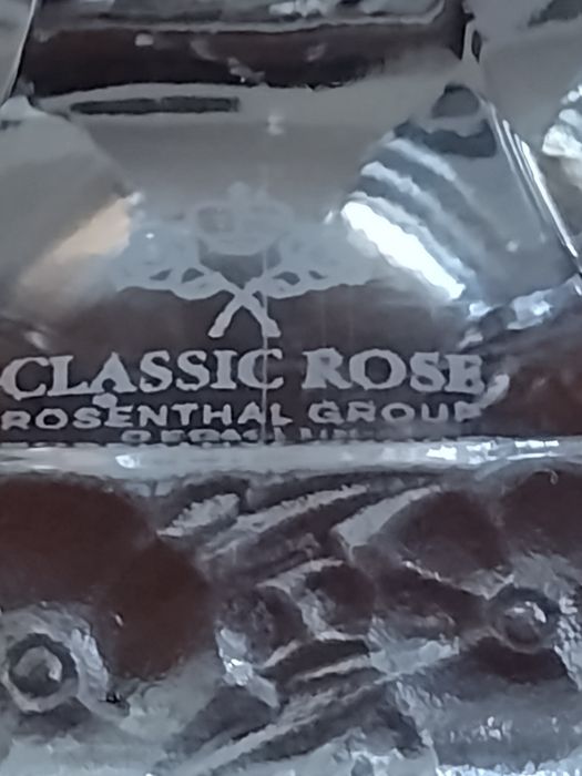 Rosenthal 2 swieczniki kryształowe Maria