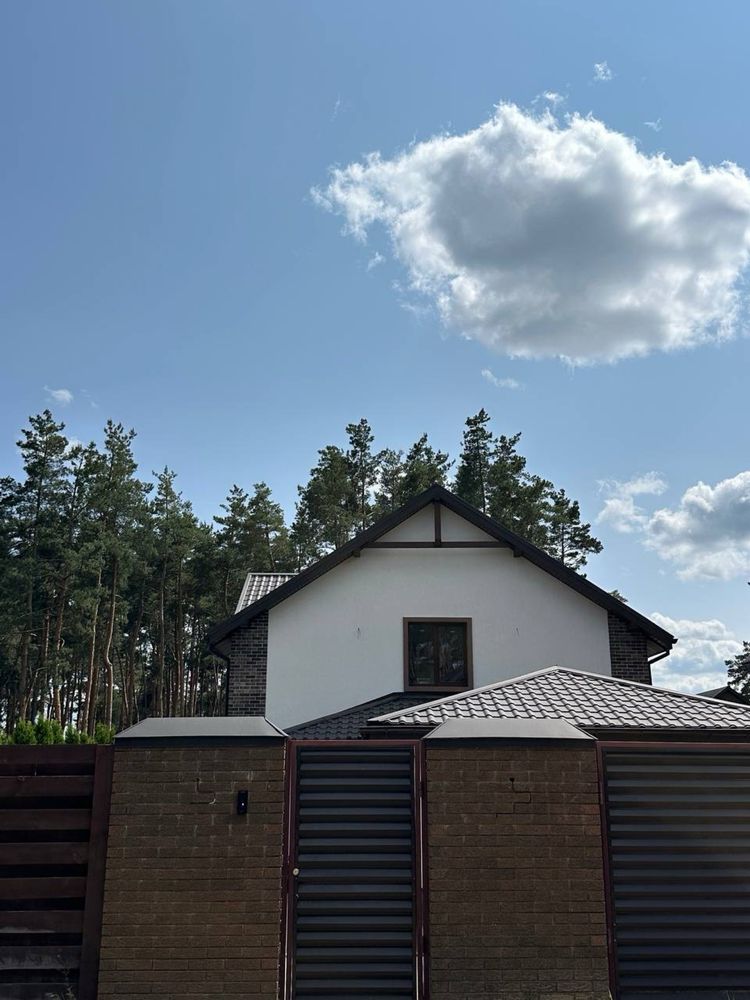 БУДИНОК 250 м2, авторський проєкт, с.Крячки, ПІДВАЛ, гараж, 7 соток