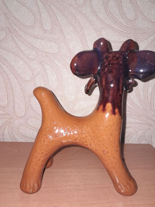 Винтажная Васильковская майолика проторьевы статуэтка Керамика СССР