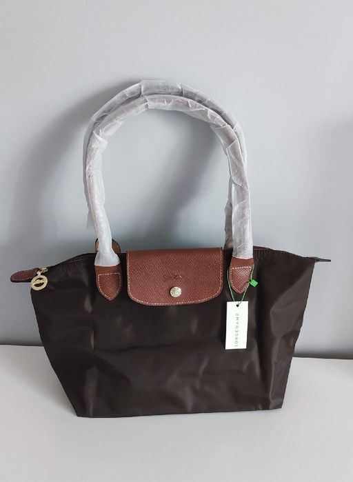 Longchamp M Brąz Czekolada