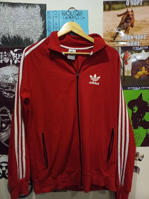 зипка Адидас красная