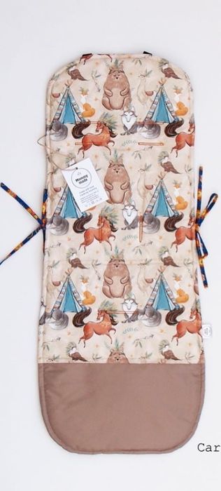 Двосторонній матрас в прогулянкову коляску