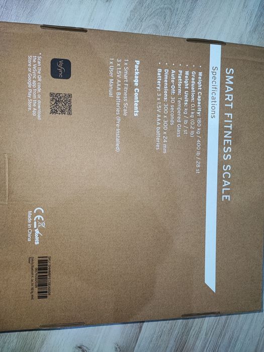 ETEKCITY Inteligentna waga cyfrowa Bluetooth ESF37