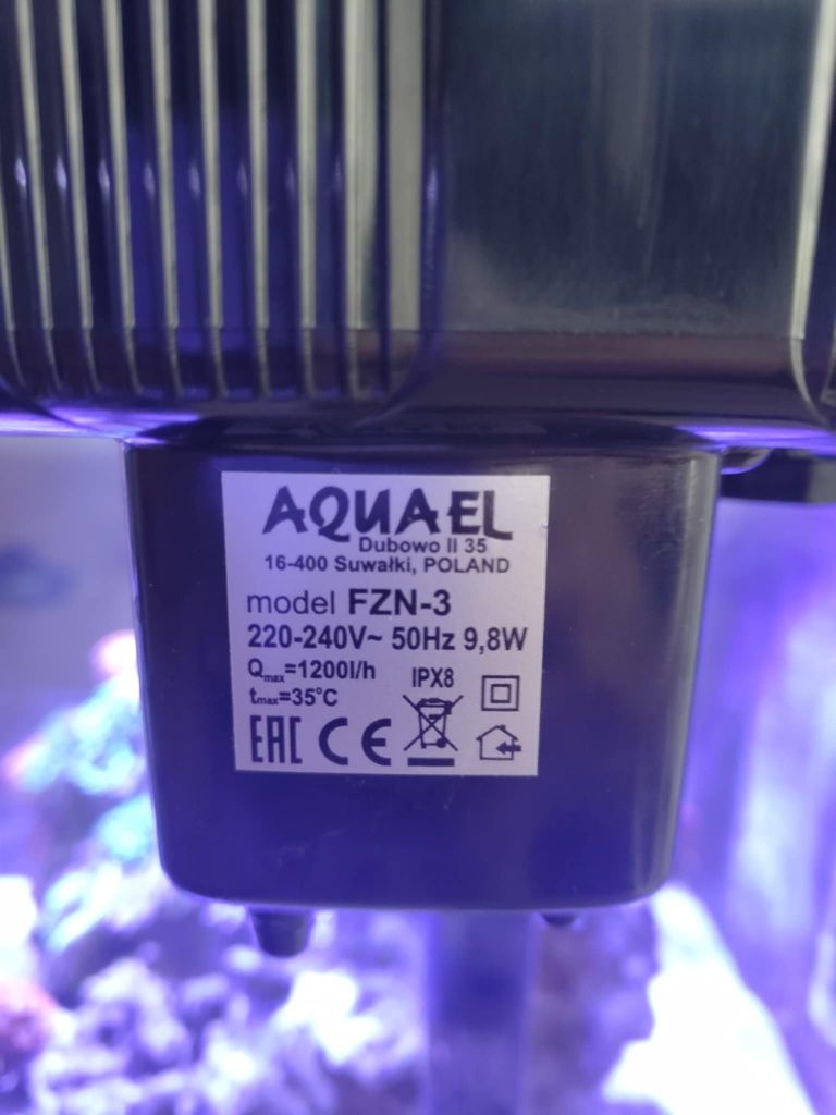 Kompletny zestaw akwarium morskie 64L (Szkło full optiwhite)