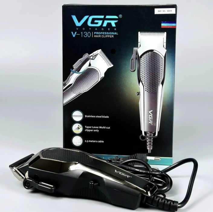 Професійна машинка для стрижки 10 Вт! Провідна машинка VGR V-130 4 в 1