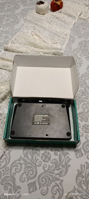 Зовнішня звукова карта live sound card