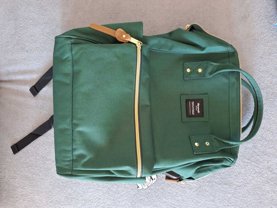 Plecak Himawari No. 8 Classic M - butelkowa zieleń  na laptop