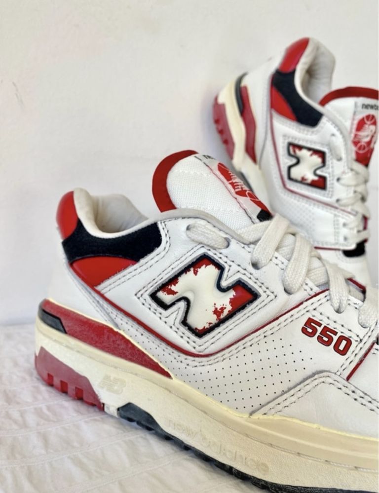 Sneakers New Balance 550 Premium Vintage Red 37.5