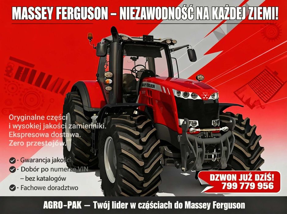 Części do ciągników Massey Ferguson