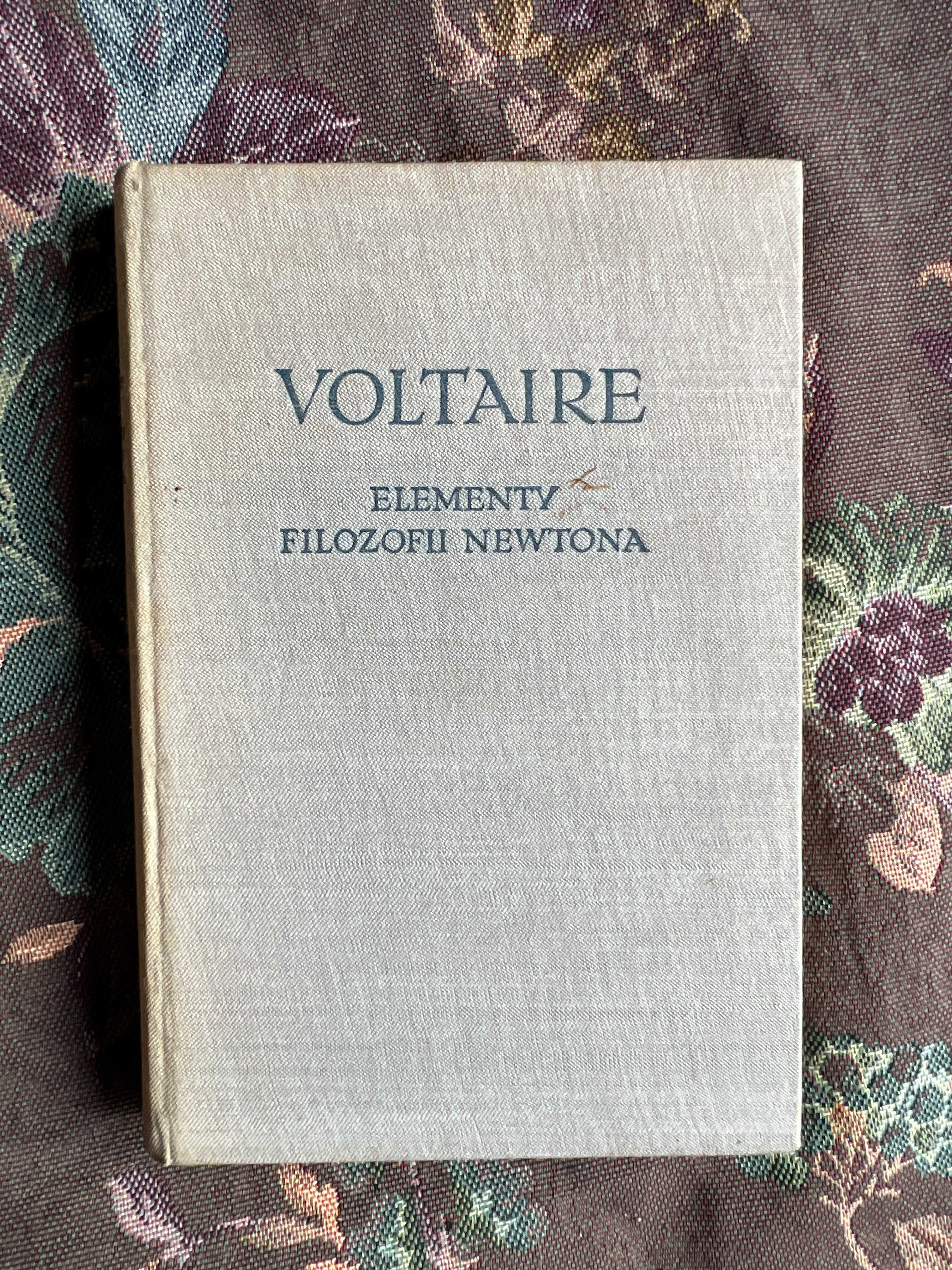 VOLTAIRE elementy filozofii Newtona PWN 1956