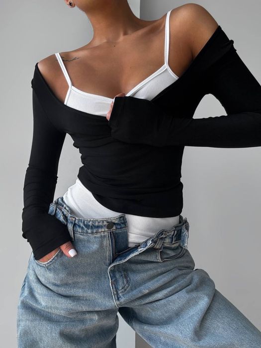 Жіночий крутий лонгслів