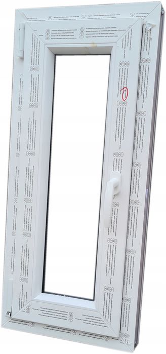 OKNO KacprzaK 40X90 OKNA NOWE Zewnętrzny Antracyt