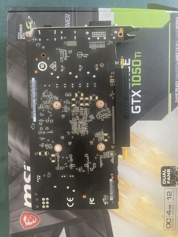 Karta graficzna gforce gtx 1050 ti