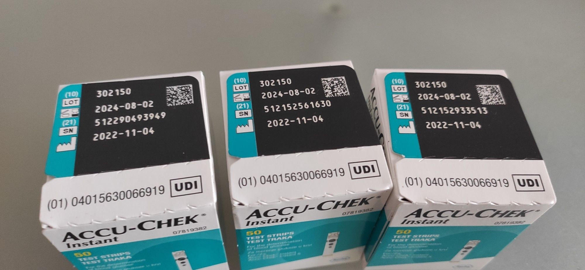 Тест смужки Accu-Chek instant