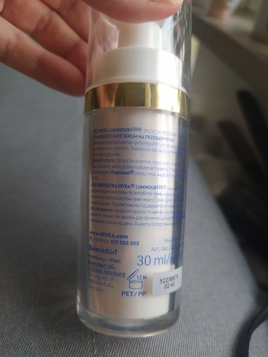 Nivea Luminous 630 serum przebarwienia