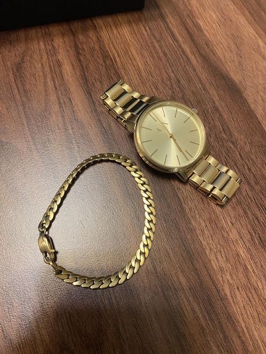Годинник з браслетом Armani Exchange оригінал в коробці, часы Armani