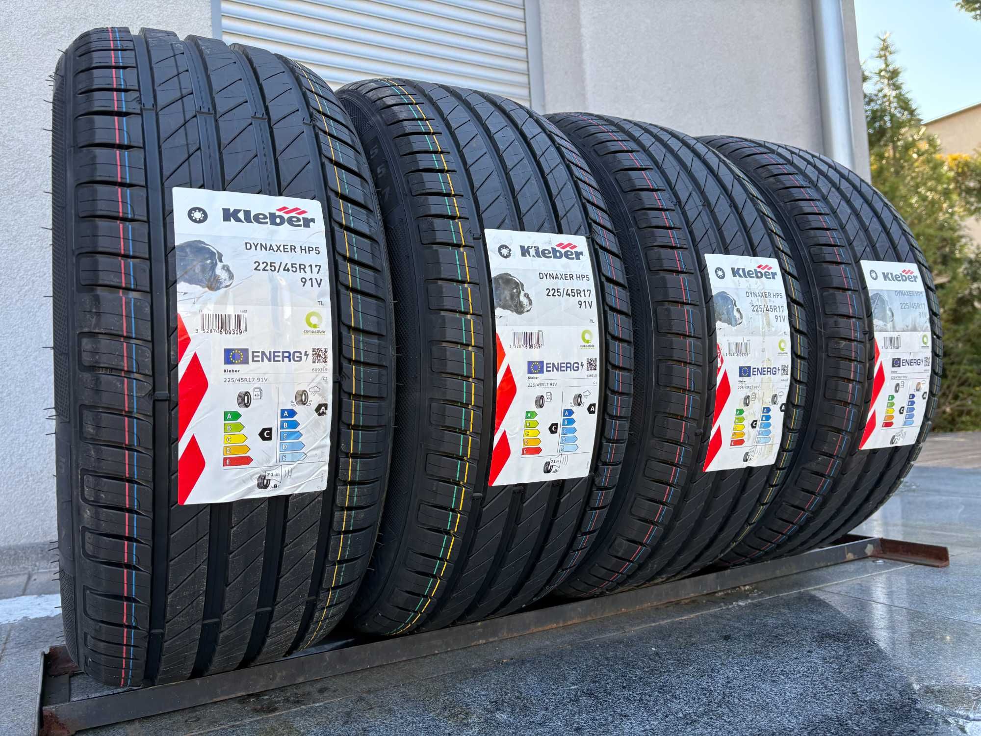 x4 letnie 225/45R17 Kleber Dynaxer HP5 91V prod. 2025 rok! C,A,71db gw