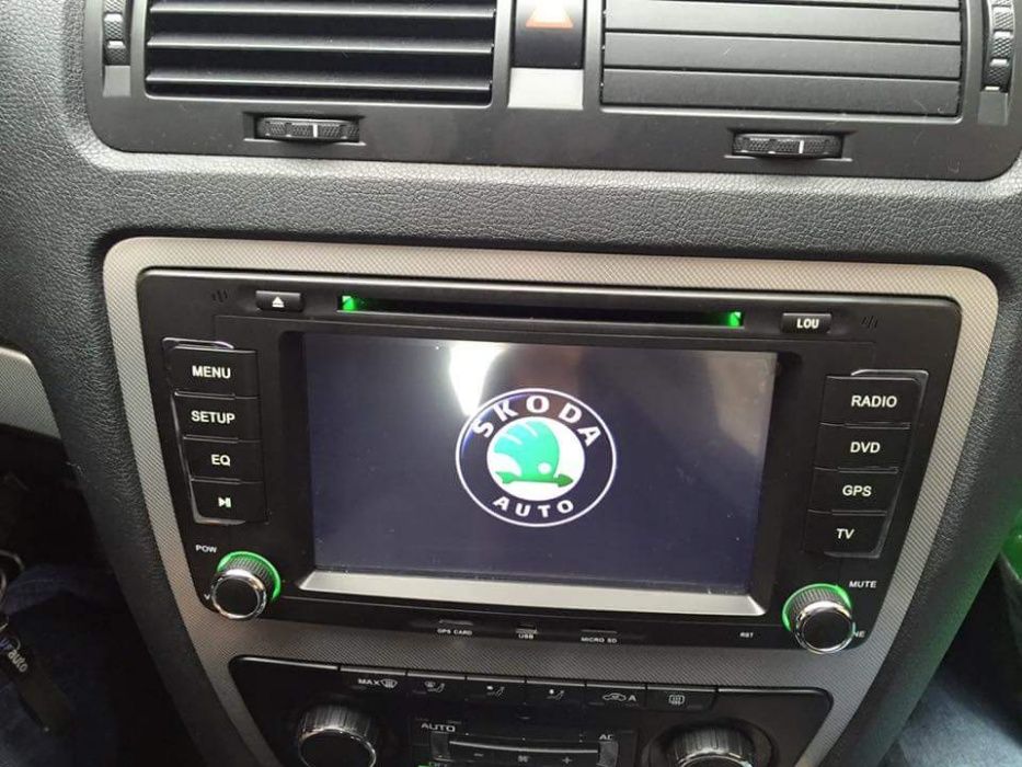 Rádios gps dvd bluethoot skoda