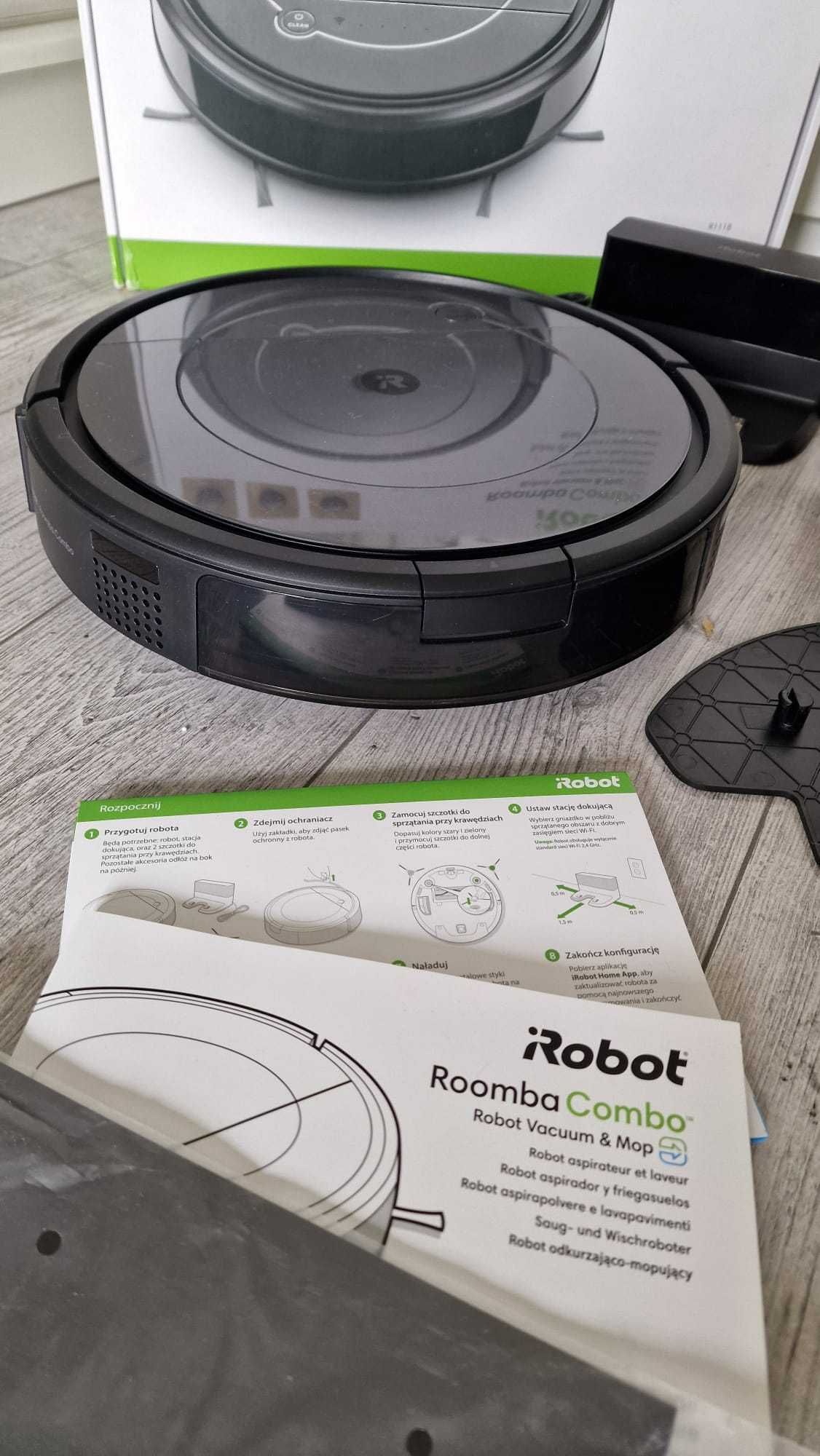 iRobot® Roomba® Combo 2w1 Robot odkurzająco-mopujący z łącznością WiFi