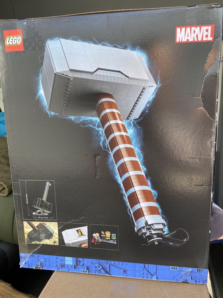 Новый коллекционный набор Lego Marvel Thors Hammer 76209