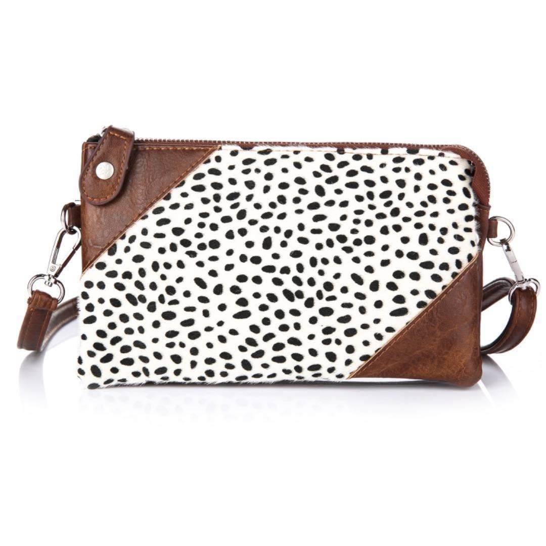 Crossbody Cheetah коричнева сумка через плече