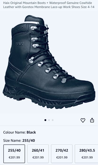 Берці HAIX оригінал 44 -45 р.Торг