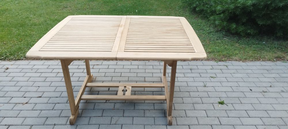 Stół ogrodowy rozkładany  Drewno akacjowe