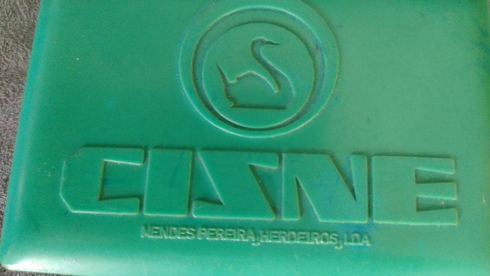 Almofada de carimbo vIntage marca CISNE, tampa plástica