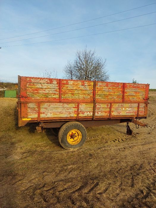 Przyczepa tim 6,5t bastrup westas jednoosiowa wywrotka