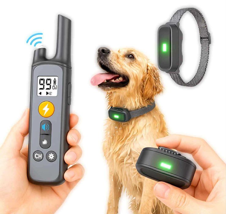 NOWA Obroża Elektryczna Treningowa Dla Psa Żeby Nie Uciekał Antyszczek