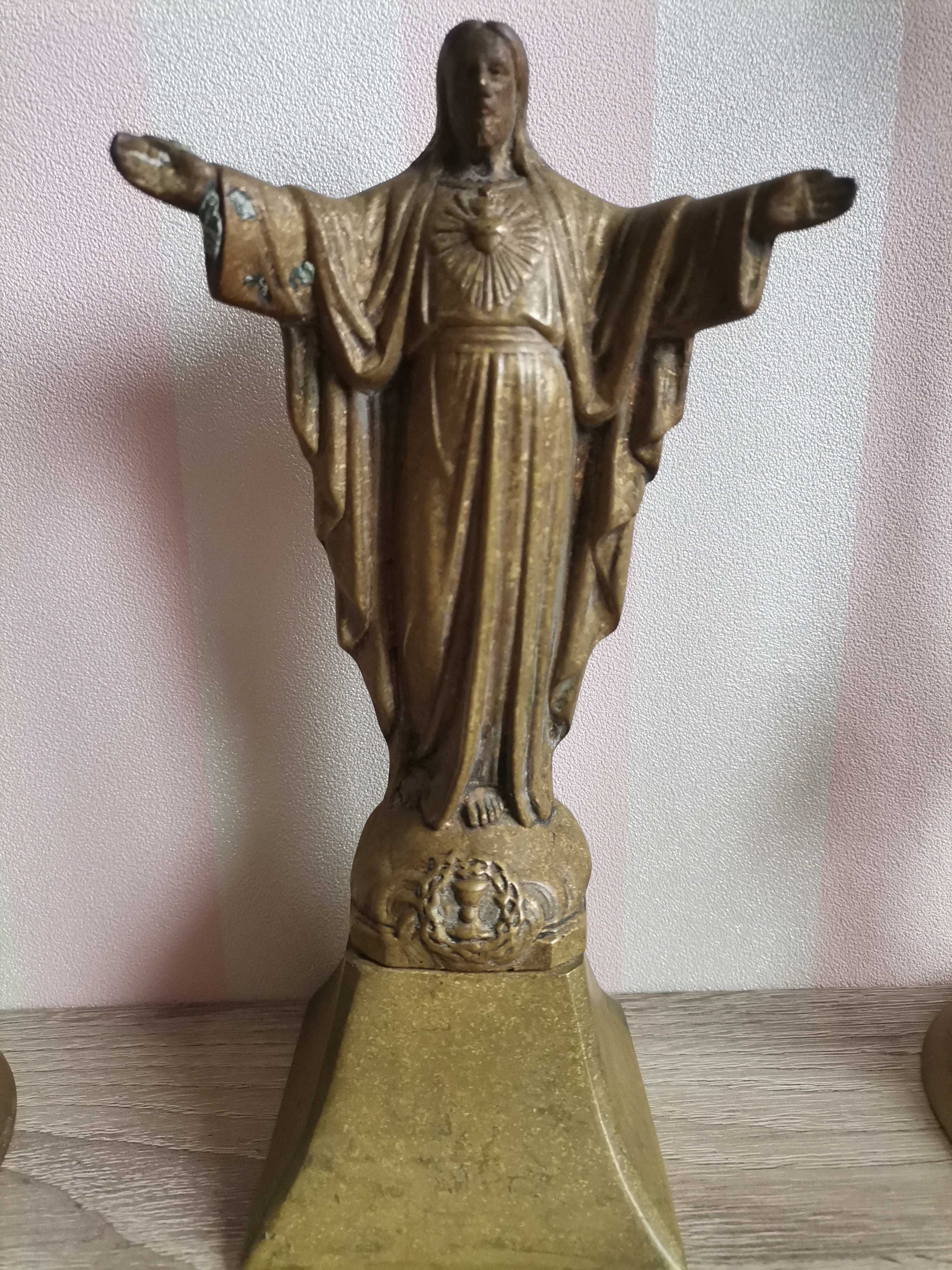 Figura Jezusa - mosiądz początek XX wieku - Bretania