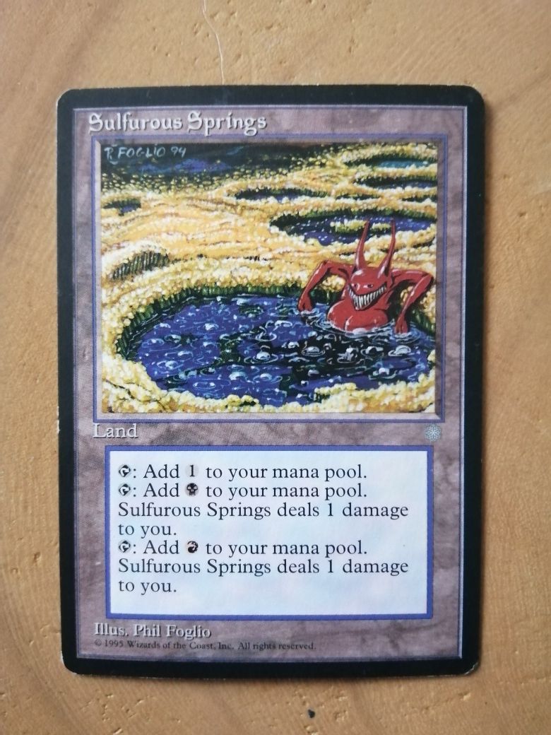 Sulfurous Springs (Ice Age) - Magic the Gathering