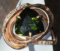Серебряное кольцо в позолоте