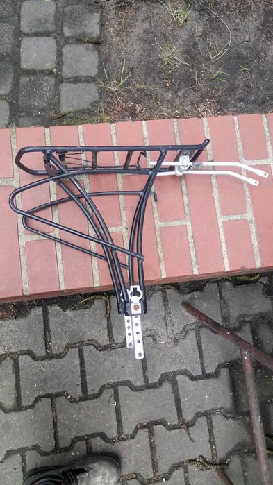 Bagażnik rowerowy, aluminiowy, tylny.