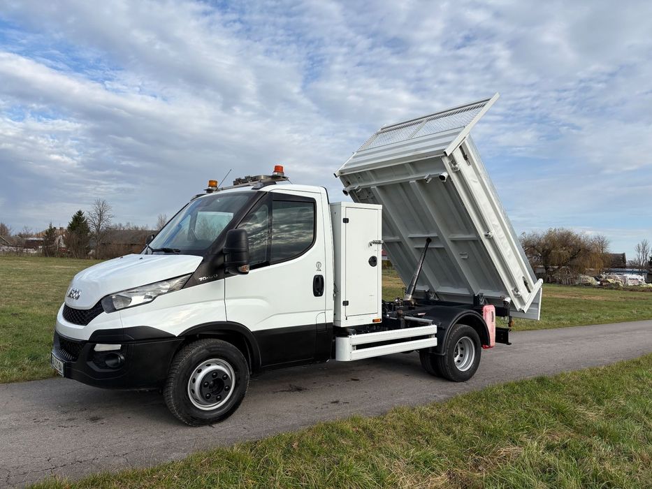 Iveco DAILY 70C17/Wywrot na 3strony/DMC 7000Kg/Żuraw/Klima/Super stan