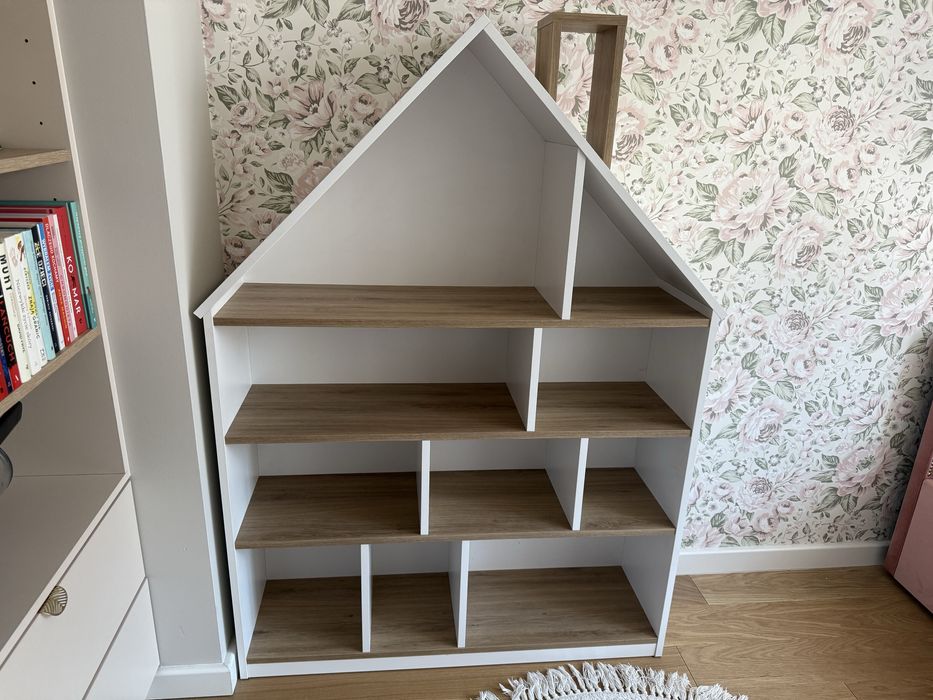 Regal do pokoju dzieciecego w kształcie domka 153x113