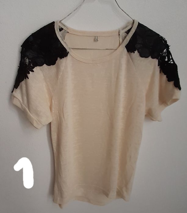 T-shirt tamanho M.