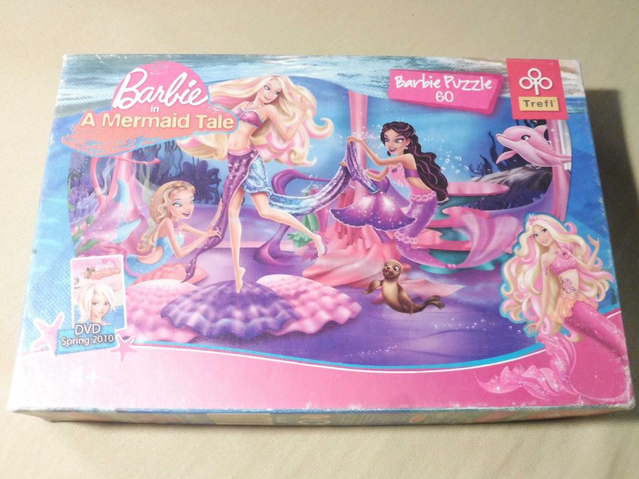 Puzzle Barbie i podwodna tajemnica Trefl 60 elem wiek 4+