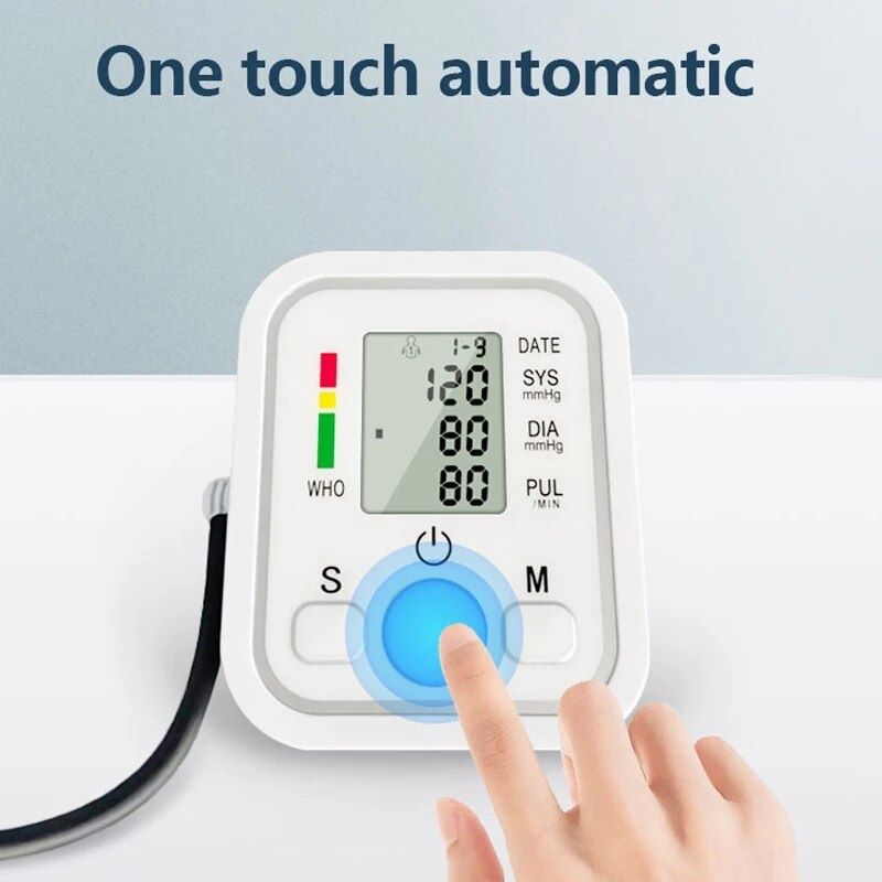 Автоматический тонометр для измерения давления и частоты пульса