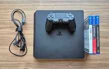 Playstation 4 Slim z padem i 3 grami - ZAREZERWOWANA