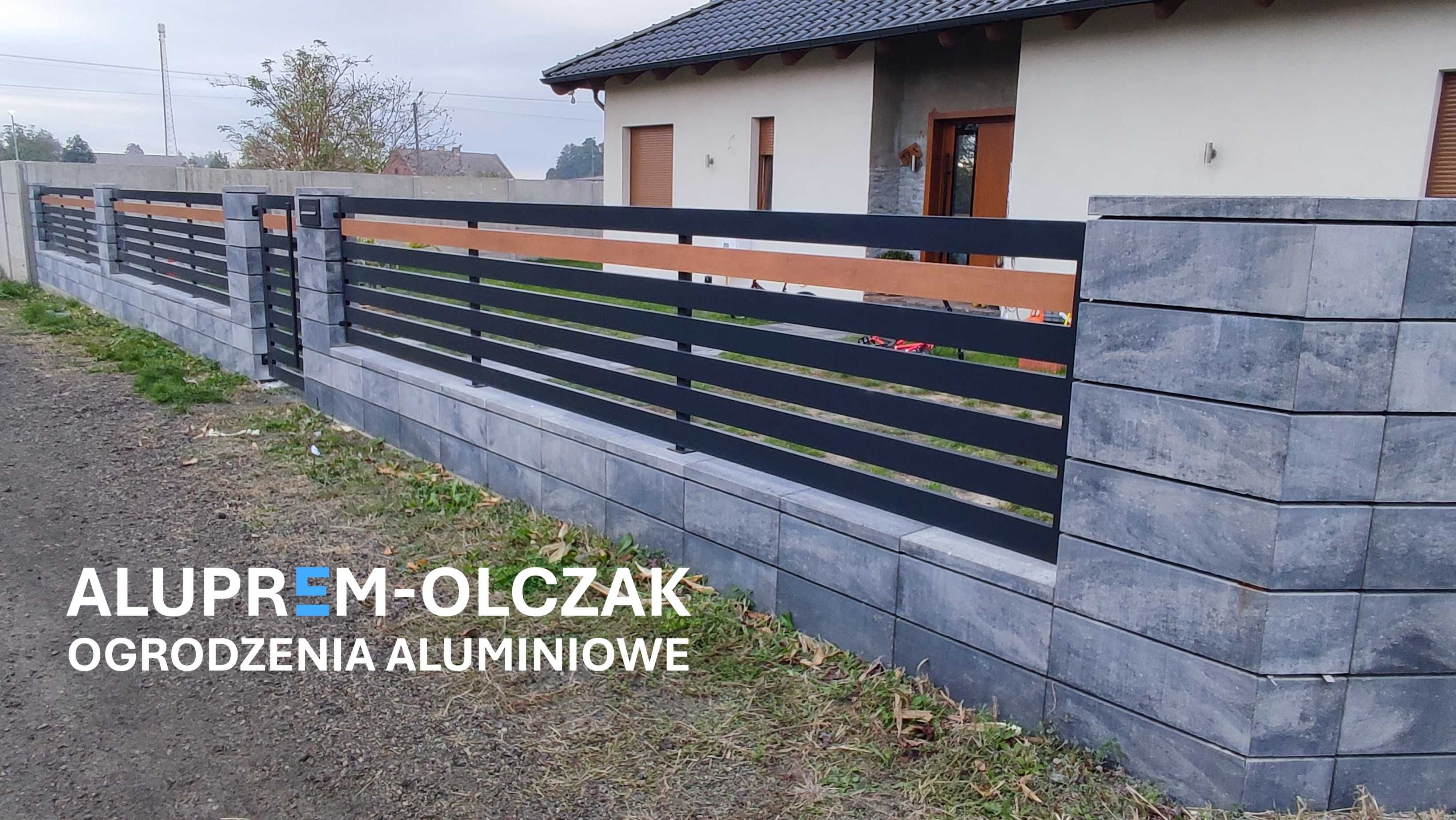 Ogrodzenia panelowe  z aluminium