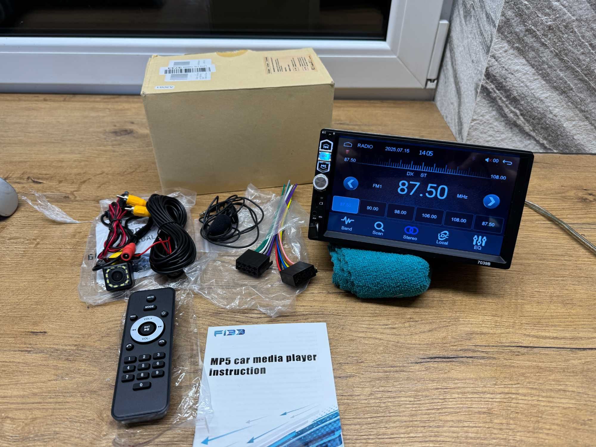 radio 2 din android auto car play bluetooth