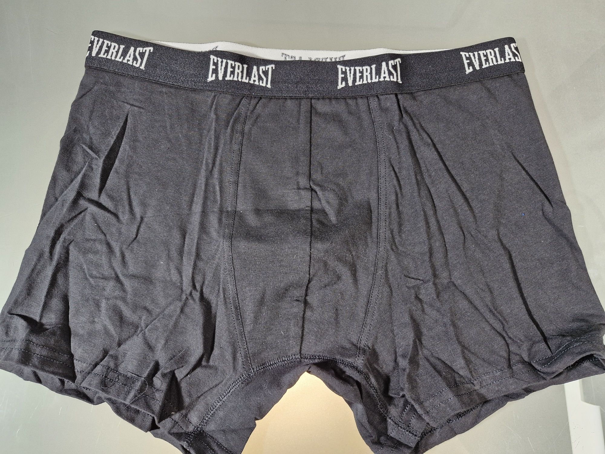 Everlast Bokserki Męskie Bawełniane Czarne/Granat 2 sztuki Rozmiar XXL