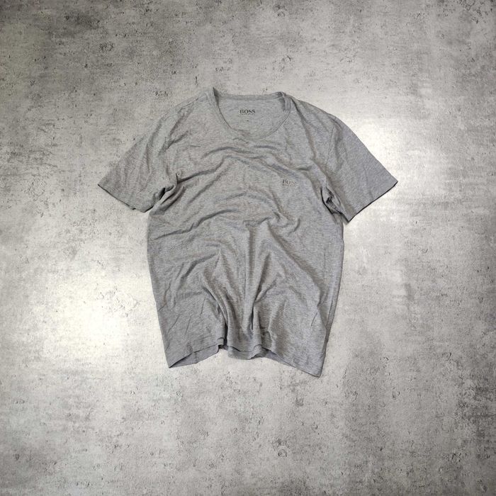 MĘSKA Koszulka PREMIUM Basic Małe Haft Logo Hugo Boss Elegancka Klasyk