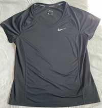 Nike running dri-fit жіноча спортивна футболка розмір L